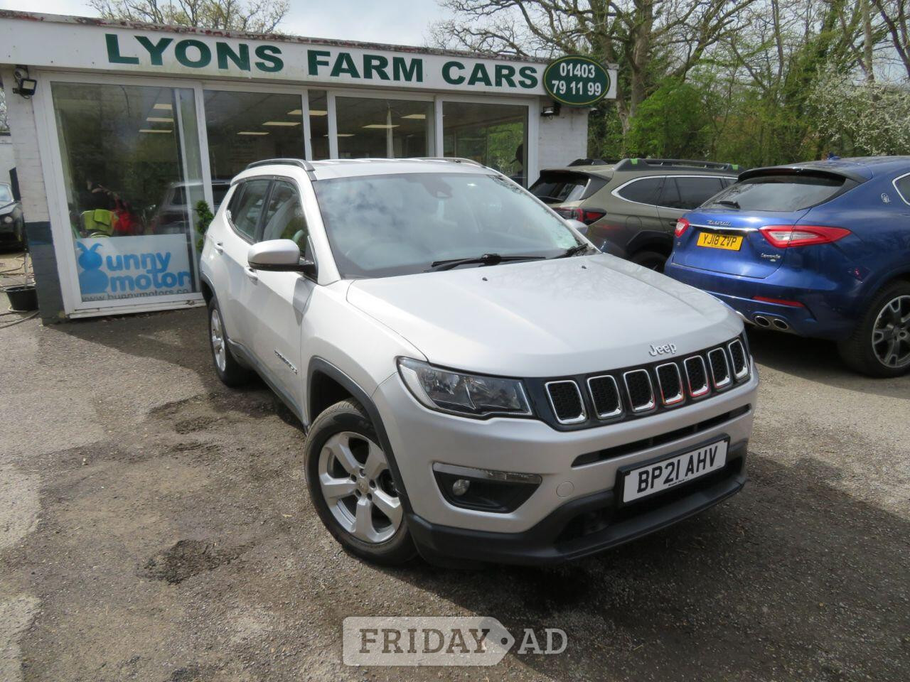 2021 JEEP COMPASS 1.4T MultiAirII GPF Longitude SUV 5dr Petrol Manual Euro 6 (s/s) (140 ps) APPLE CARPLAY + CAMERA + SENSORS in Horsham