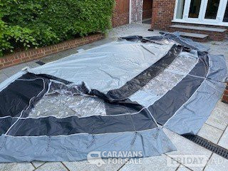 Bebington Dorema Quattro 380 Awning suitable for seasonable pitch