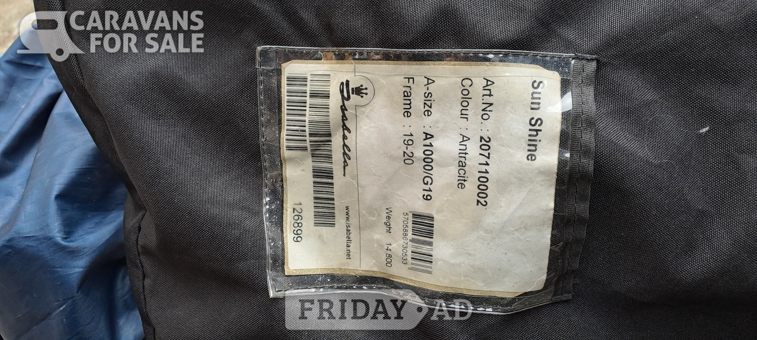 Isabella Sun Shine Canopy anthracite  A-size A1000 G19 