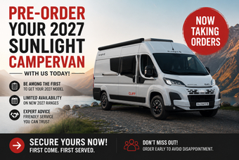 Sunlight Cliff 602 RT, (2026)  Campervan for sale