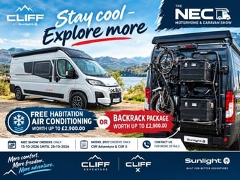 Sunlight Cliff 602 RT  Campervan for sale