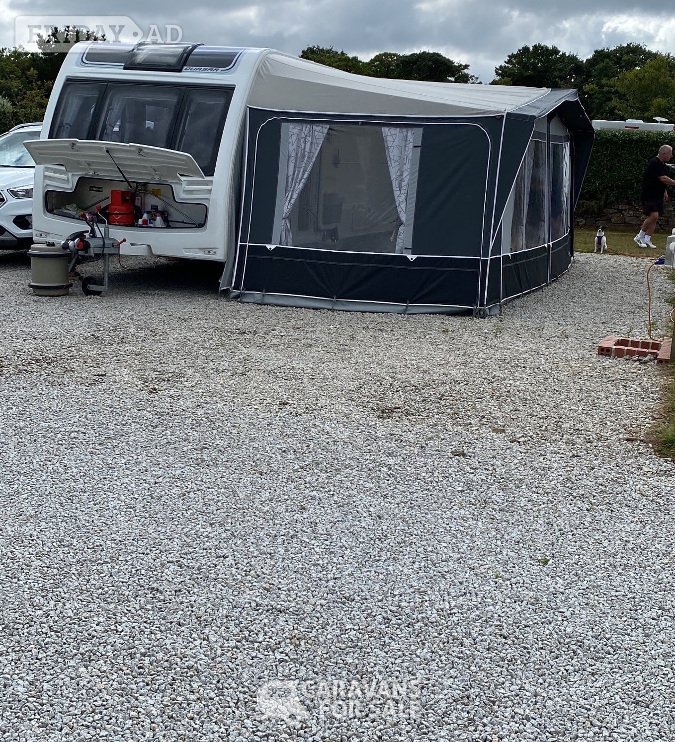 Isabella Ventura 1025 full awning D250 in anthracite 
