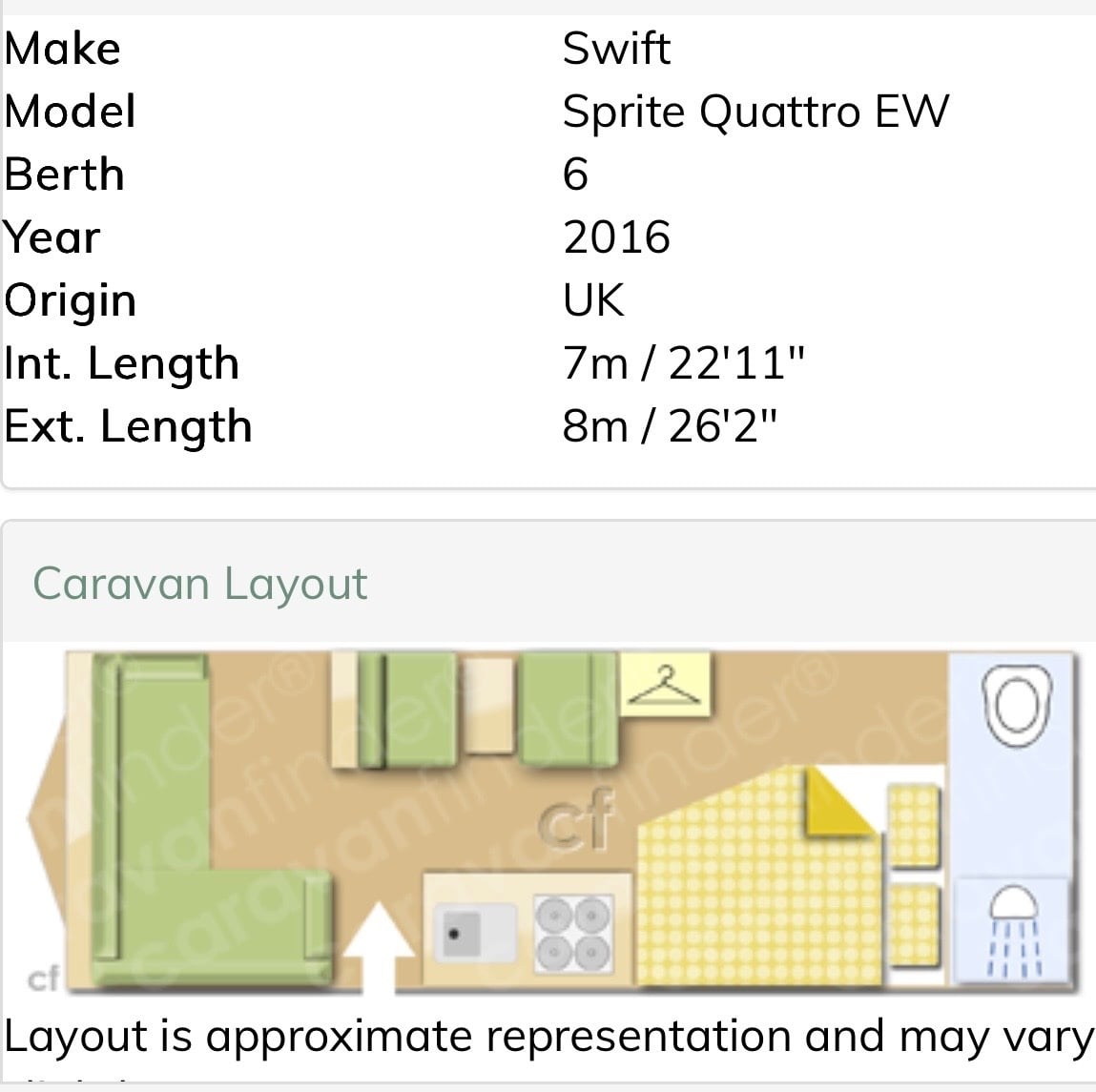 Swift Freestyle Twin Quattro EB 2016 - Motorhomes & Caravans in Pontefract
