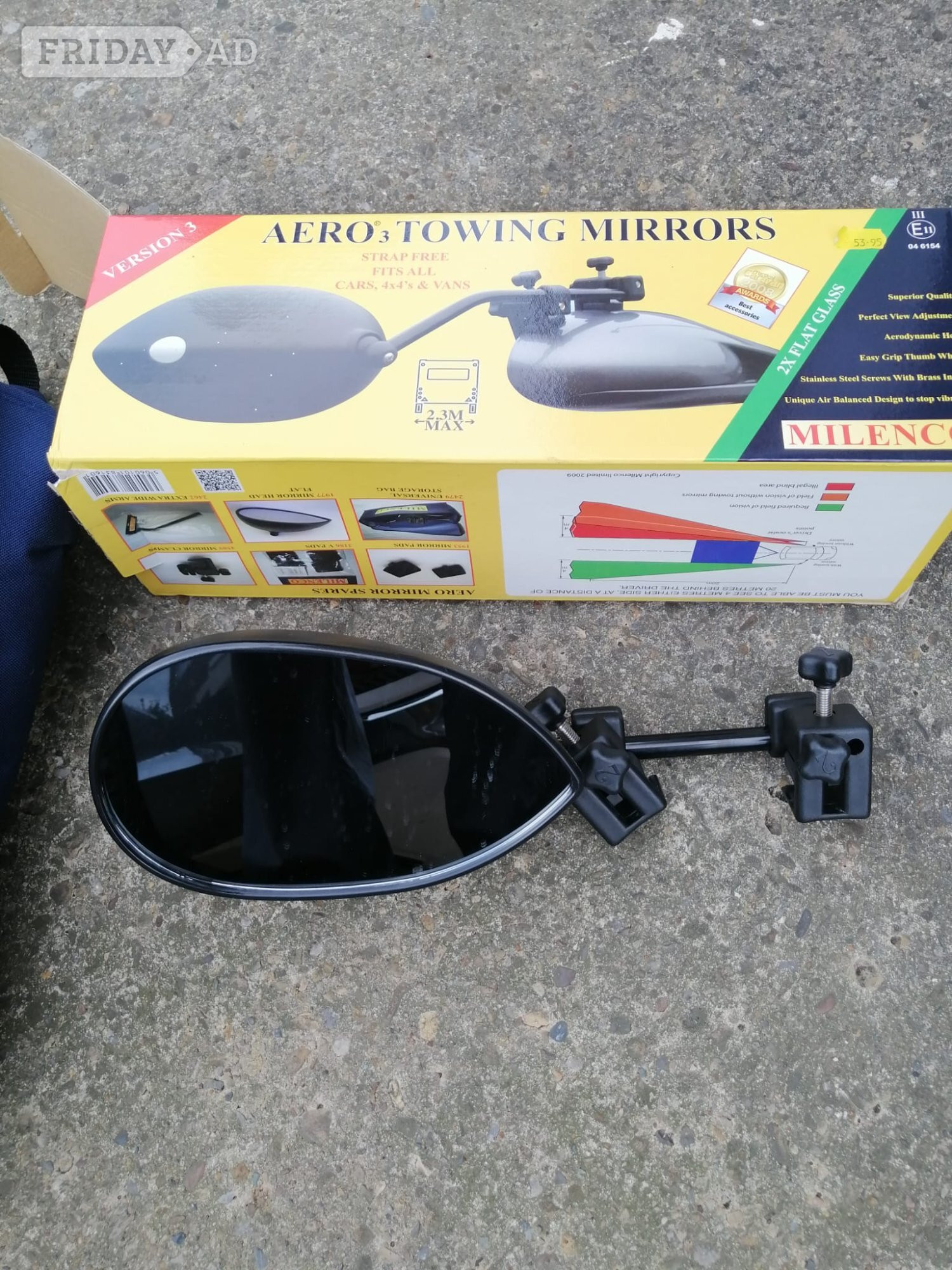 Single Towing Mirror -  in Billingham