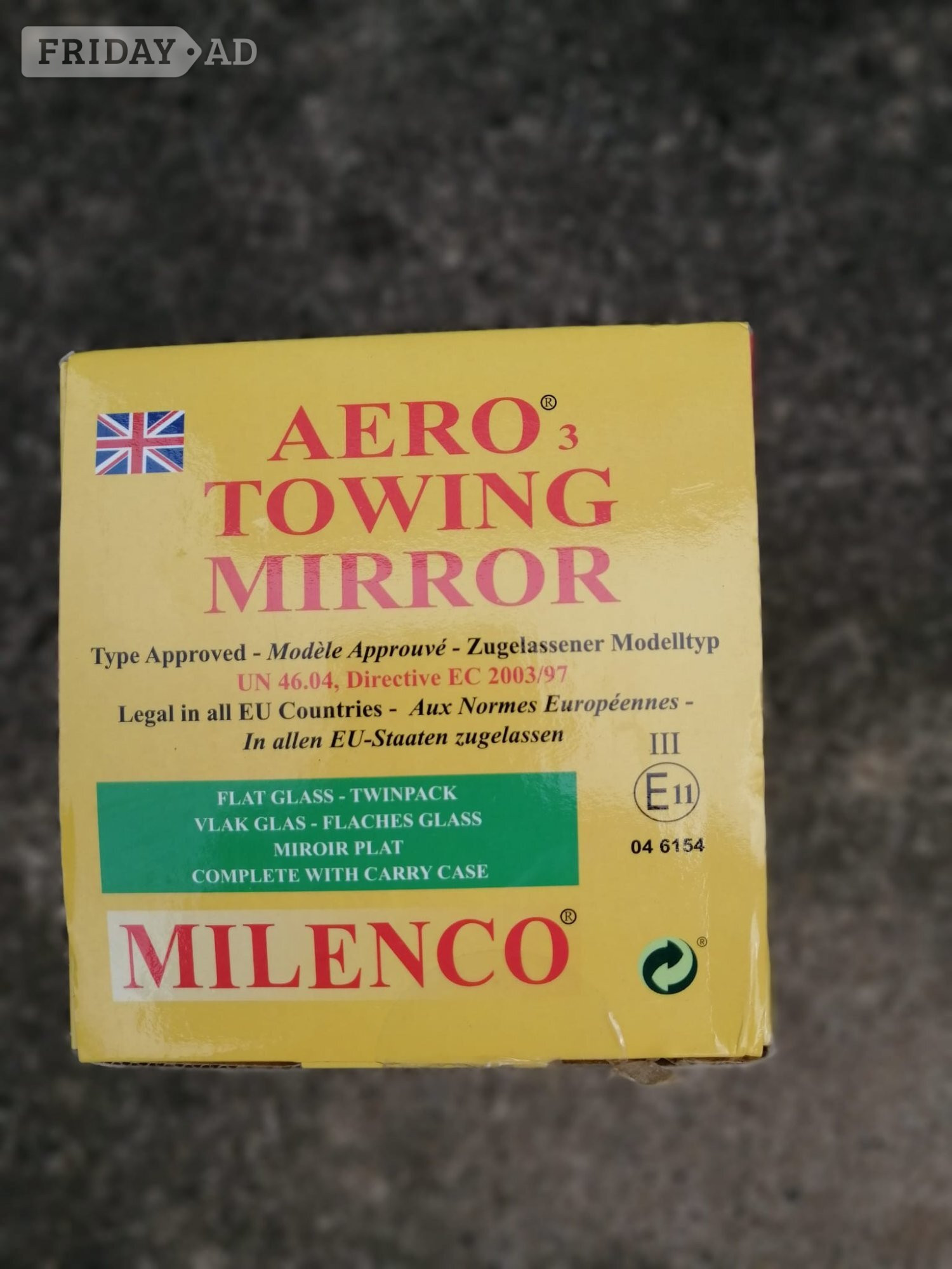 Single Towing Mirror - 