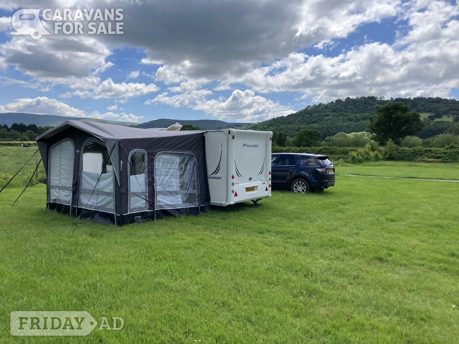 Vango Riviera 330 Elements Proshield awning in Ogmore-by-Sea