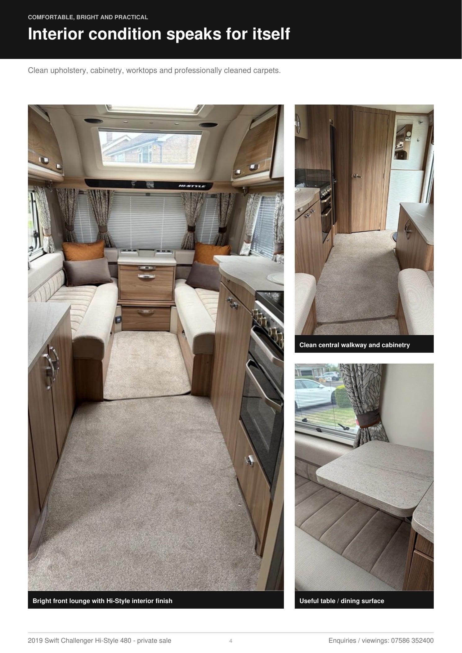 Swift Challenger 480 2019 - Motorhomes & Caravans in Market Overton