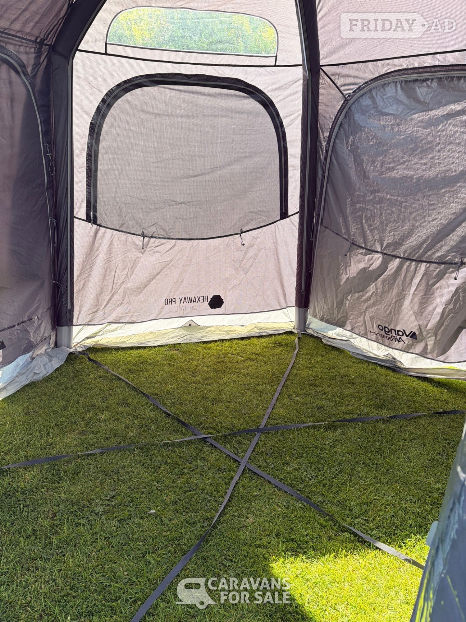 Vango Hexaway Pro Tall awning -  in Grove