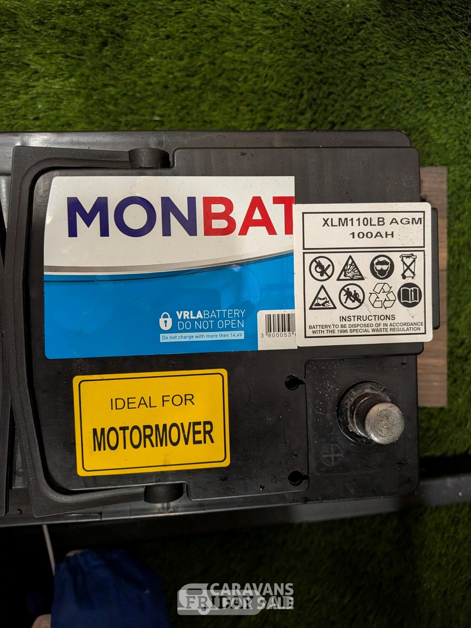 MONBAT AGM 100Ah Leisure Battery - NCC Class A - Ideal for Movers -  in Newark-on-Trent