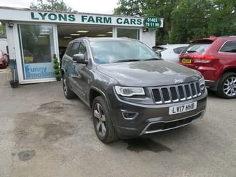 2017 Jeep GRAND CHEROKEE 3.0 V6 CRD Overland SUV 5dr Diesel Auto 4WD Euro 6 (247 bhp) PANORAMIC ELECTRIC TWIN SUNROOF