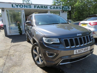 2017 JEEP GRAND CHEROKEE 3.0 V6 CRD Overland SUV 5dr Diesel Auto 4WD Euro 6 (247 bhp) PANORAMIC COMMAND VIEW SUNROOF