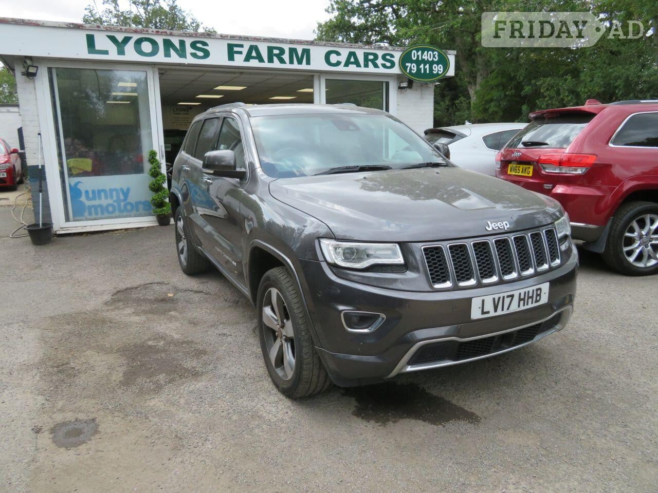 2017 Jeep GRAND CHEROKEE 3.0 V6 CRD Overland SUV 5dr Diesel Auto 4WD Euro 6 (247 bhp) PANORAMIC ELECTRIC TWIN SUNROOF in Horsham
