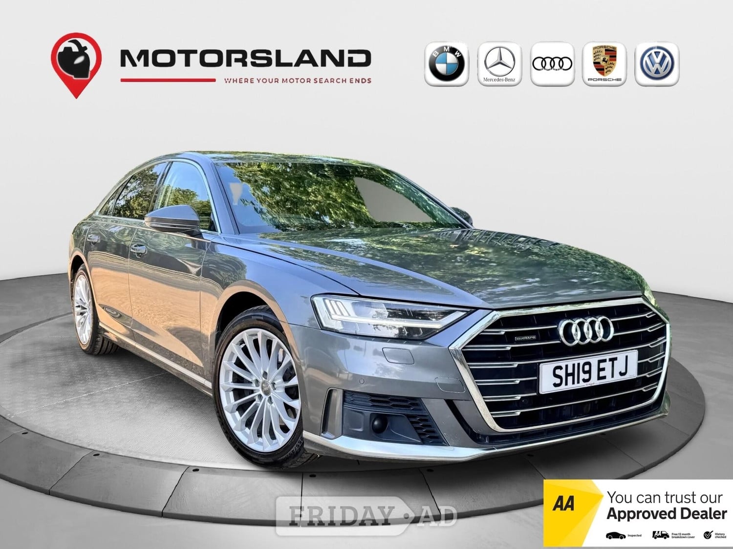 Audi A8 2019 in Ashford