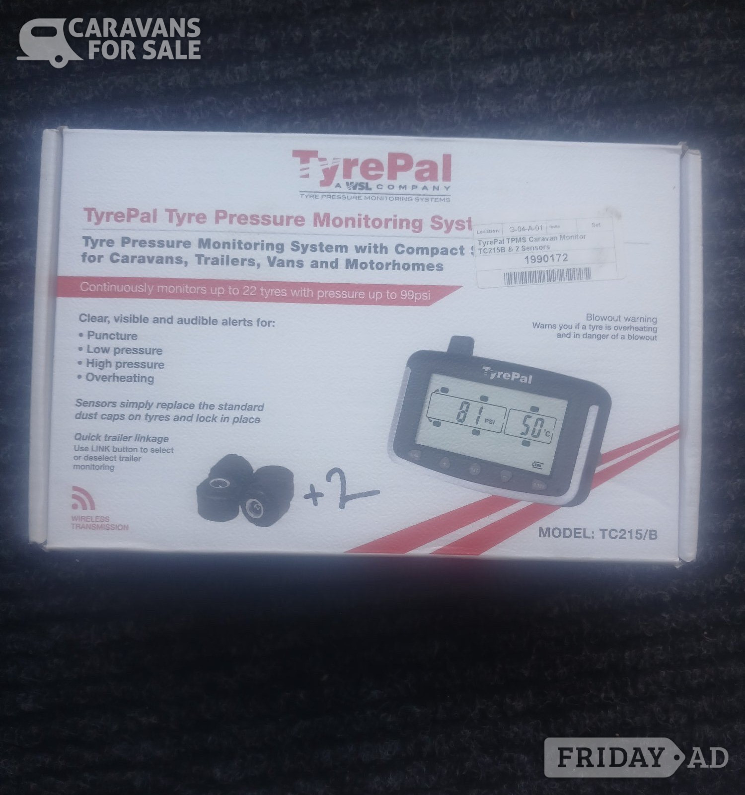 Tyre pal tyre pressure monitoring system in Cirencester