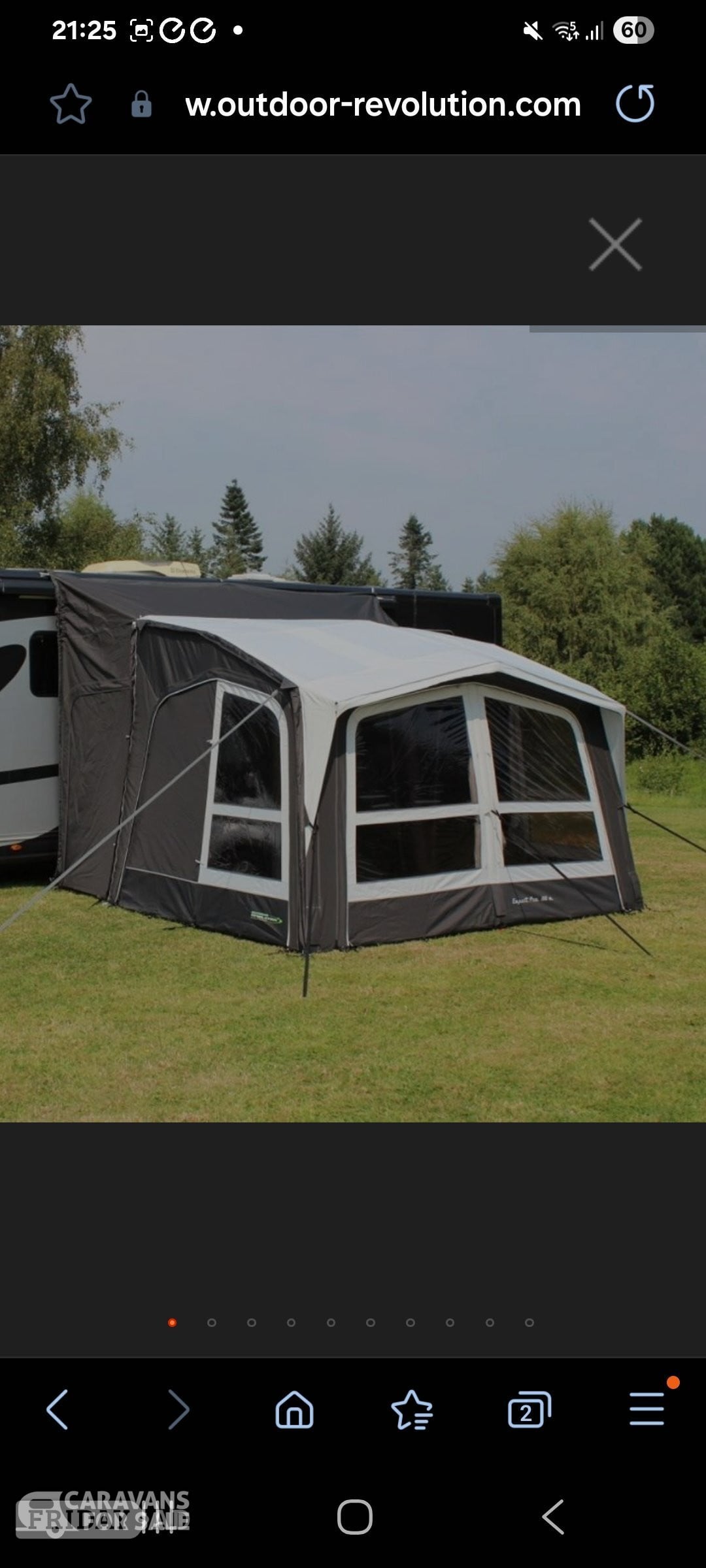 Outdoor Revolution Esprit Pro 350 drive away awning, air beam in Derby