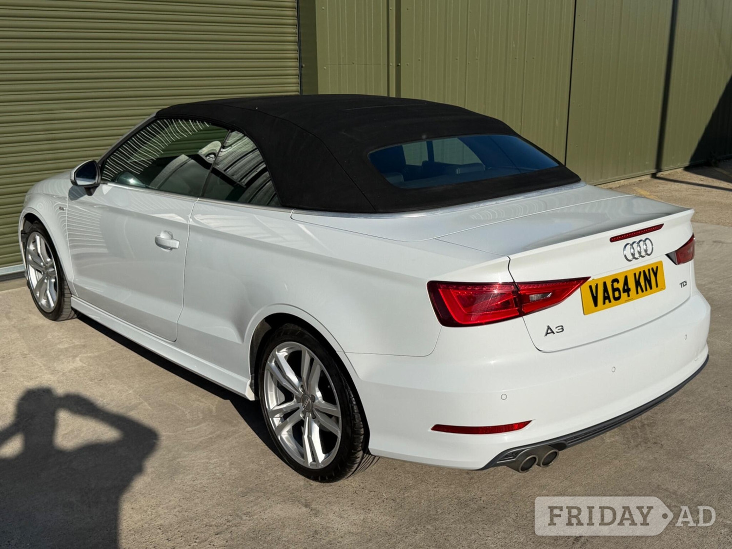 2015 Audi A3 Cabriolet 2.0 TDI S line Euro 6 (s/s) 2dr - Cars in Lewes