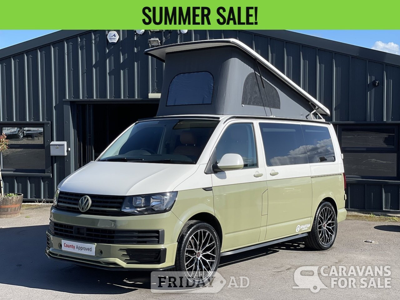 VW (Volkswagen) Transporter T6, (2017)  Campervan for sale in Taunton