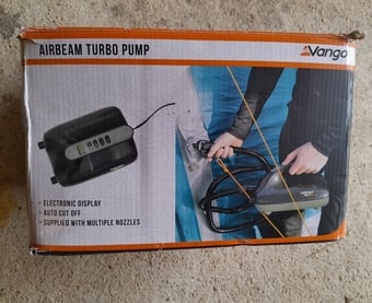 Vango Black Airbeam Turbo Pump