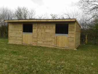 12'x24' Mobile field shelter/stable block 