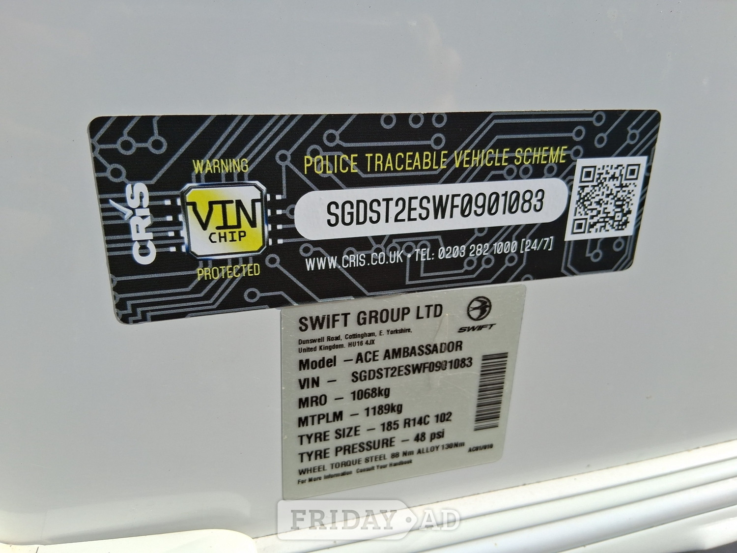 Swift Ace 2015 - Motorhomes & Caravans