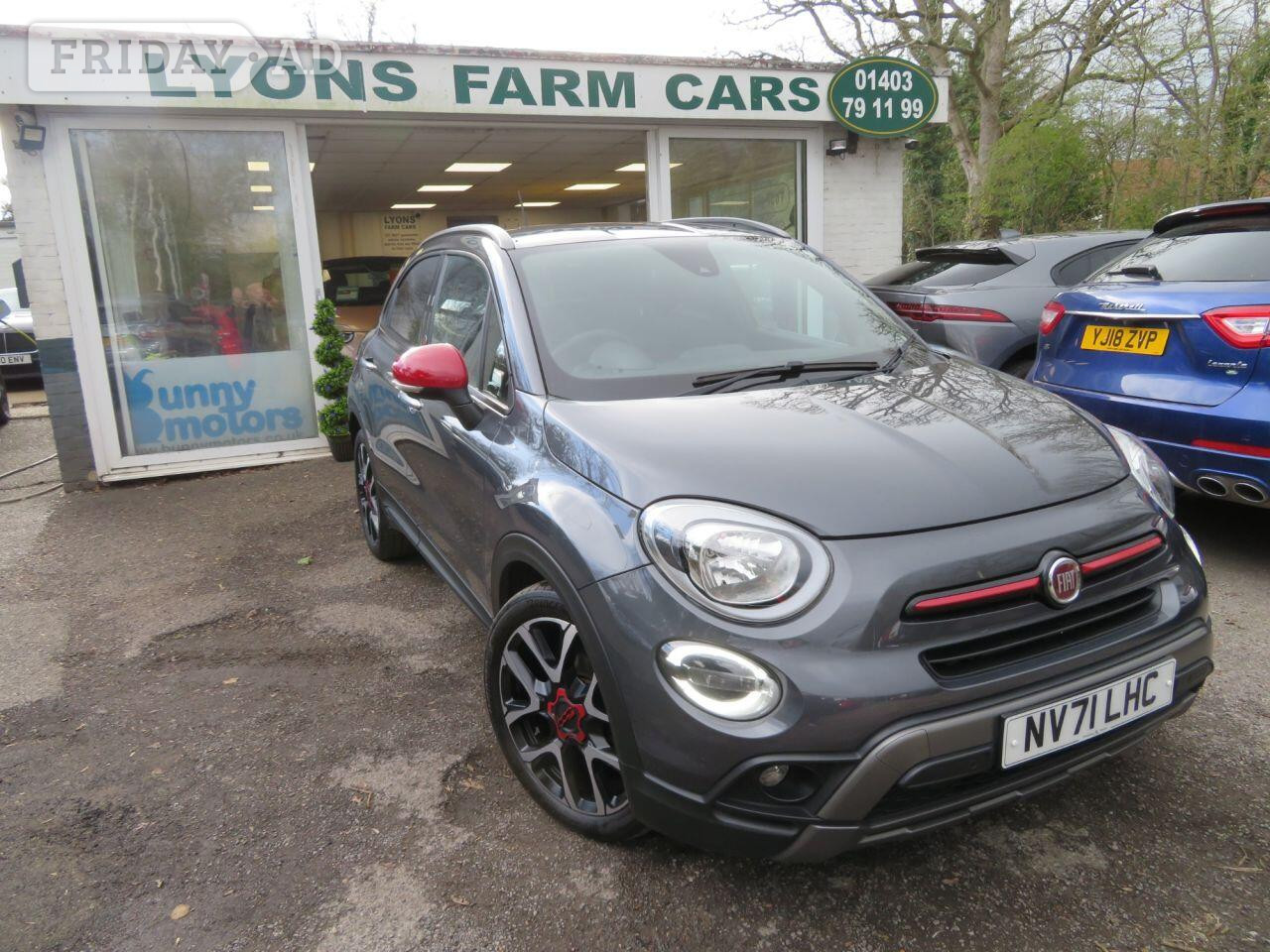 2022 FIAT 500X 1.0 FireFly Turbo RED SUV 5dr Petrol Manual Euro 6 (s/s) (120 bhp) RED PACK + 19" ALLOYS + PRIVACY in Horsham