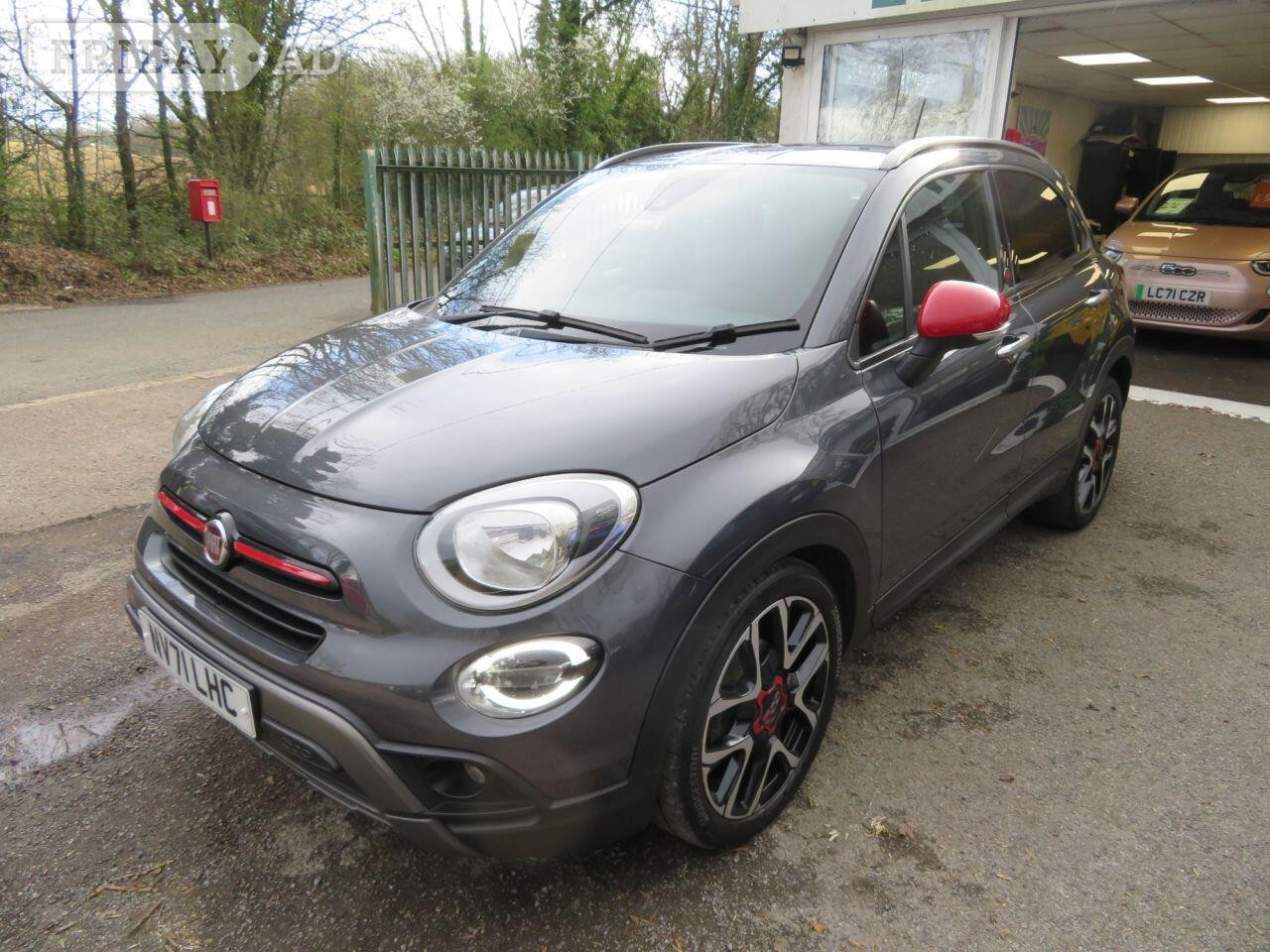 2022 FIAT 500X 1.0 FireFly Turbo RED SUV 5dr Petrol Manual Euro 6 (s/s) (120 bhp) RED PACK + 19" ALLOYS + PRIVACY - Cars in Horsham
