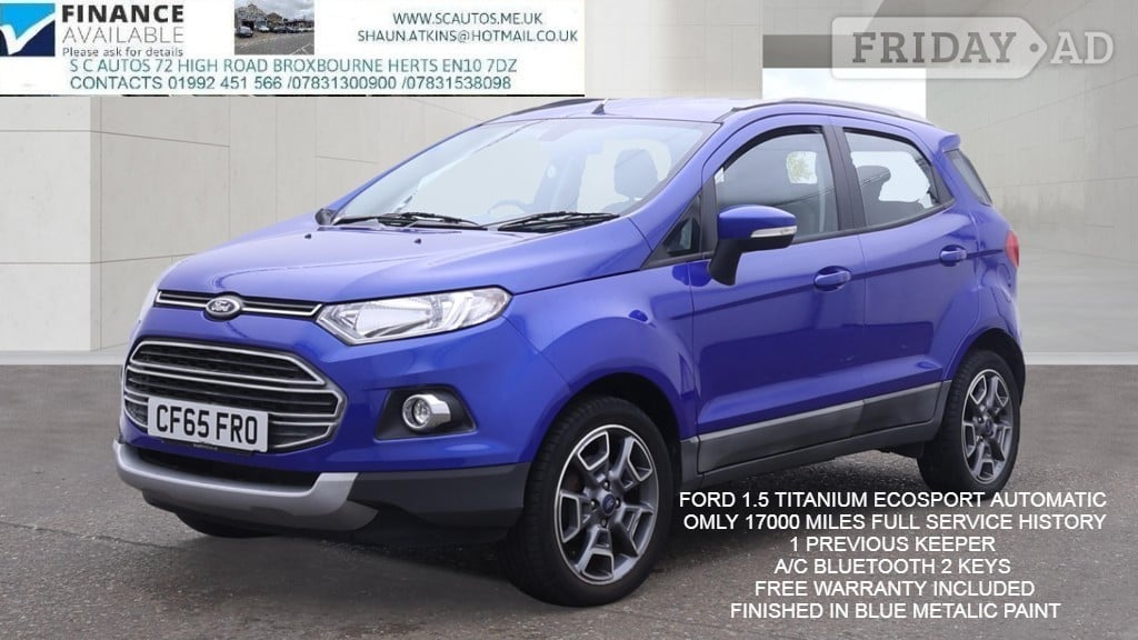 Ford Ecosport 2016 in Broxbourne