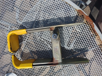 Caravan, campervan or trailer wheel clamp