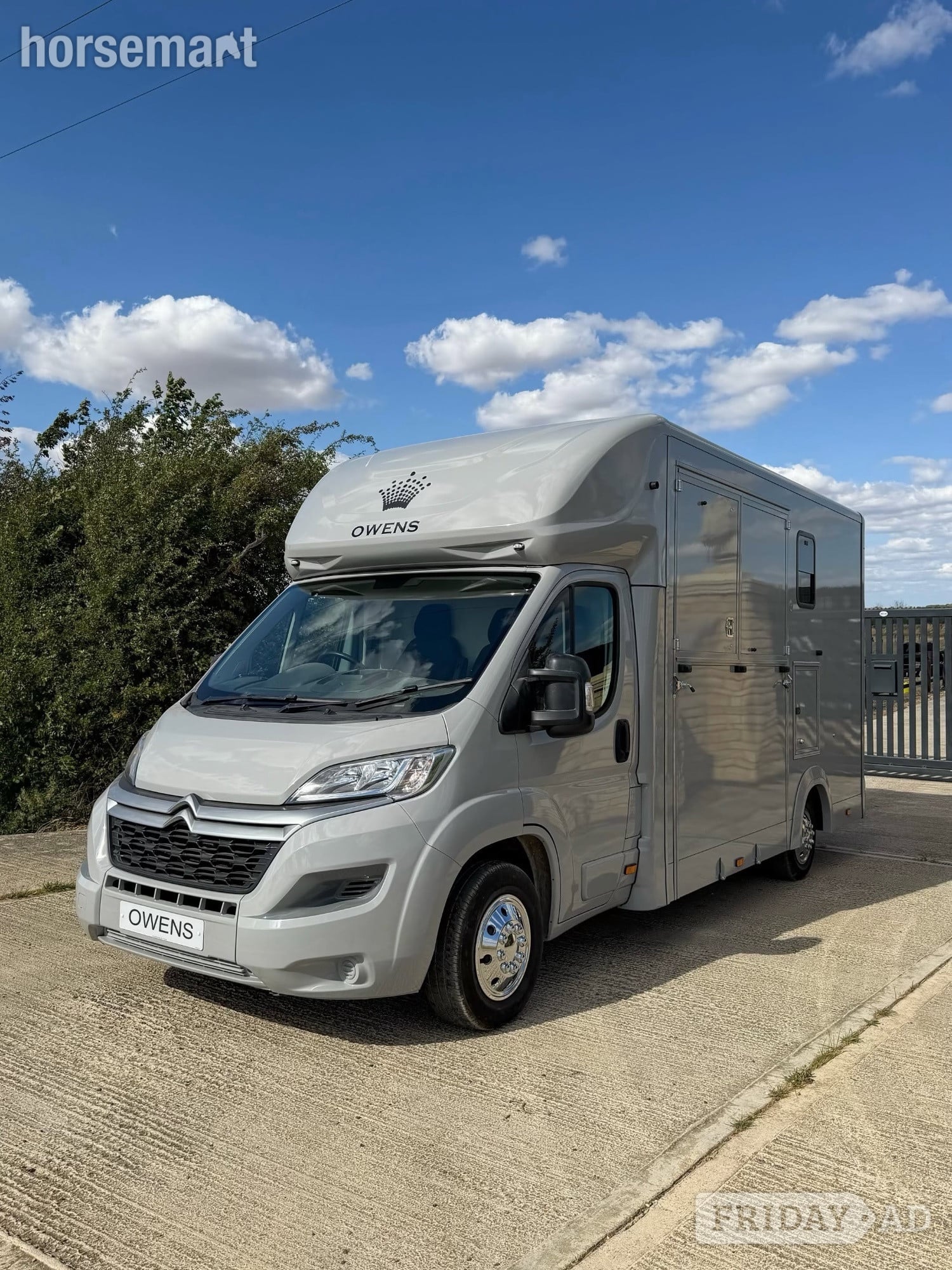 Owens Evolution | Porsche Crayon Grey | 73 Plate | 3.5T Vauxhall Movano Horsebox in Alconbury Weston