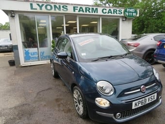 2019 Fiat 500 1.2 Star Hatchback 3dr Petrol Dualogic Euro 6 (s/s) (69 bhp) Automatic MATELASSE SEATS + 16" ALLOYS + NAV