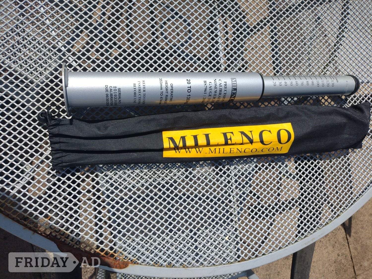 Nose weight tester by Milenco in Kirby Muxloe
