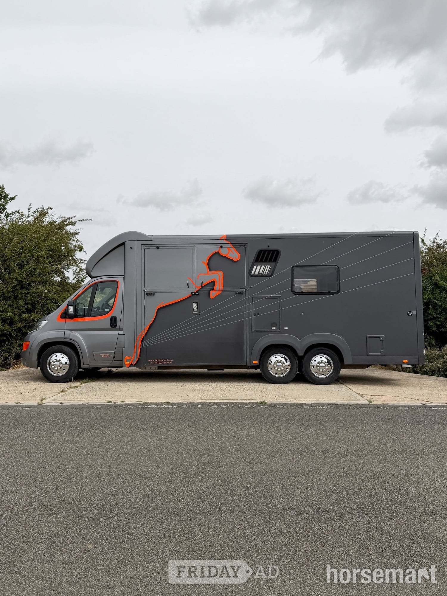 Bloomfields Eventer 5T - 2 Stall Horsebox – 43,612 Miles – £72,000 No VAT Fiat Horsebox - Trailers & Horseboxes
