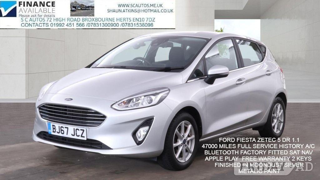 Ford Fiesta 2017 in Broxbourne