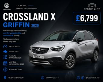 Vauxhall Crossland X 2020