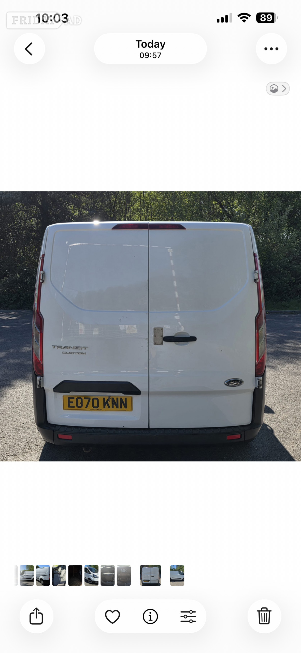 [ berth ]Ford Transit Custom