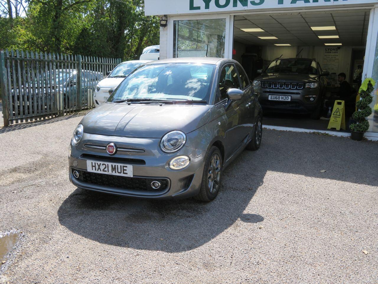 2021 Fiat 500 1.0 MHEV Sport Hatchback 3dr Petrol Manual Euro 6 (s/s) (70 bhp) SPORTS KIT + 15" GRAPHITE ALLOYS - Cars in Horsham