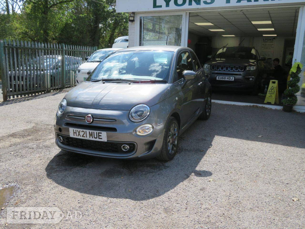 2021 FIAT 500 1.0 MHEV Sport Hatchback 3dr Petrol Manual Euro 6 (s/s) (70 bhp) SPORTS KIT + 15" GRAPHITE ALLOYS - Cars in Horsham