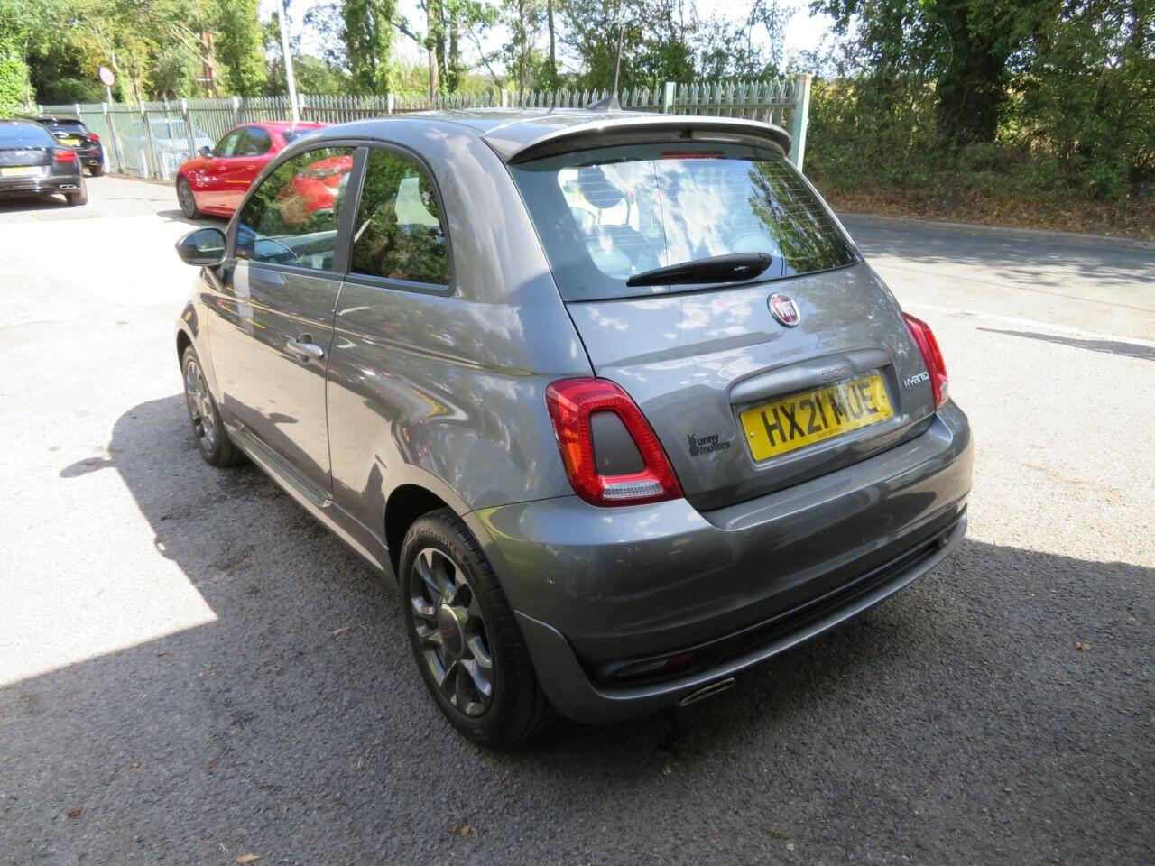 2021 Fiat 500 1.0 MHEV Sport Hatchback 3dr Petrol Manual Euro 6 (s/s) (70 bhp) SPORTS KIT + 15" GRAPHITE ALLOYS - Cars