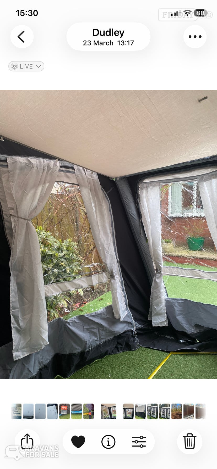 Kampa AirPro 260 Drive away awning - 