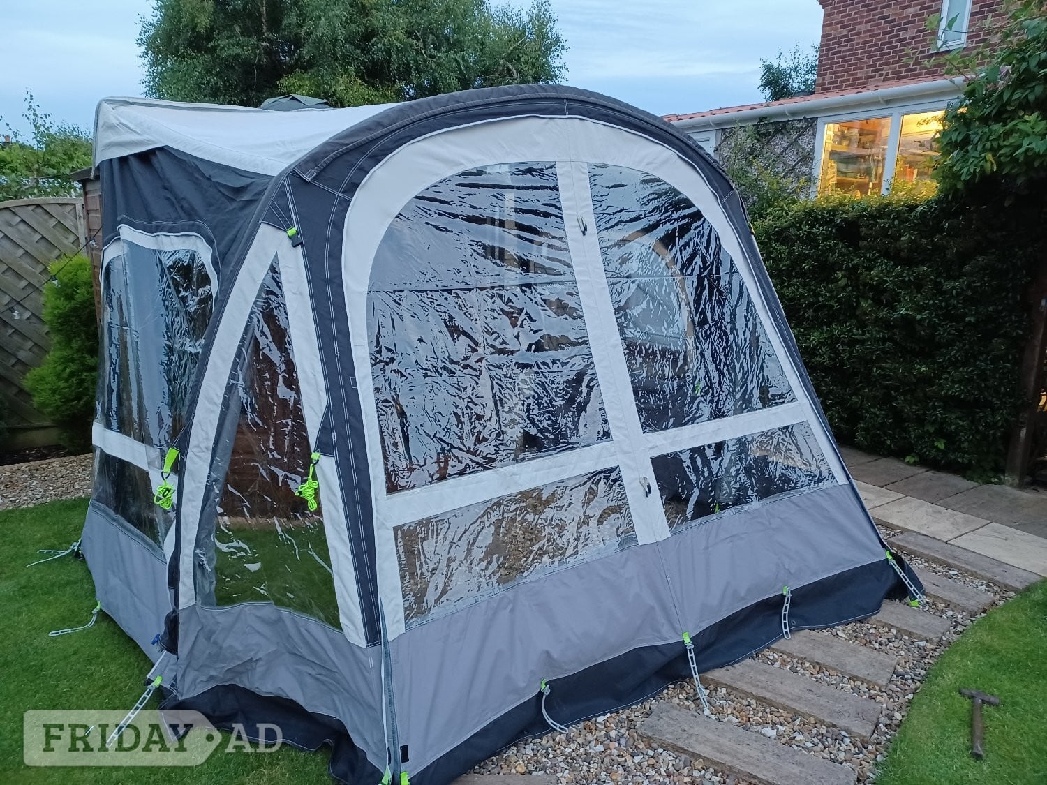 Kampa Fiesta AIR Pro 280 with Annex, Canopy, Rear Poles, Carpet. 
