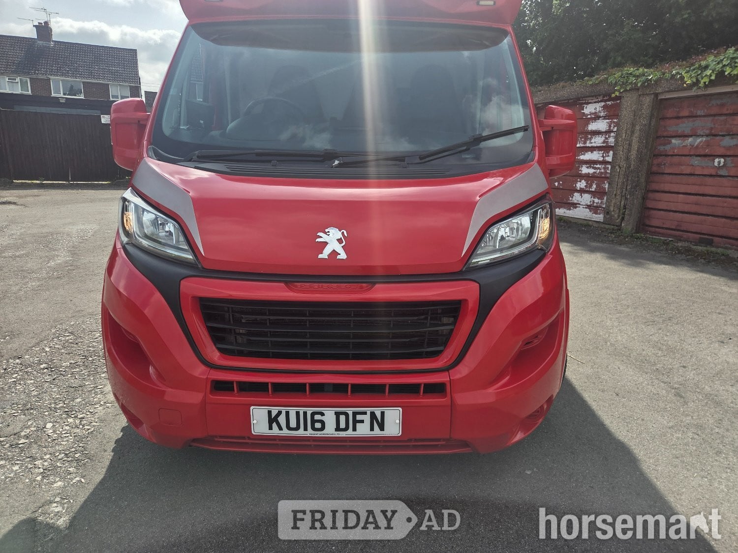 Regent  Peugeot Horsebox in Somercotes