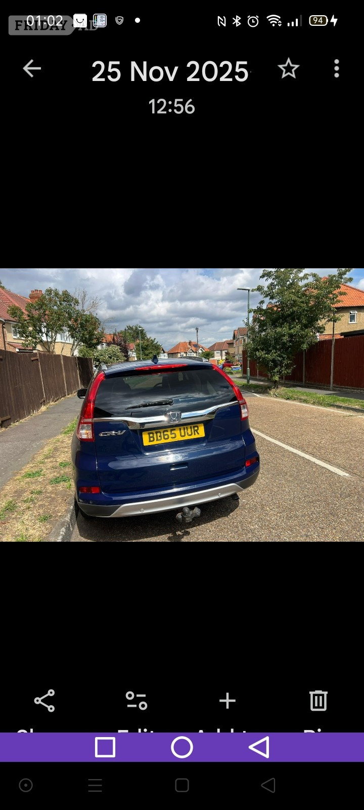 Honda CR-V 2015 - Cars in Sutton