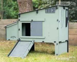 Chicken coops Nestera 100% recycled plastic in Leatherhead