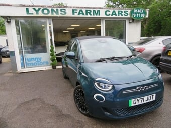 2021 Fiat 500e C 42kWh La Prima Convertible 2dr Electric Automatic (118 ps) ECO LEATHER + FULL LED's + 17"ALLOY