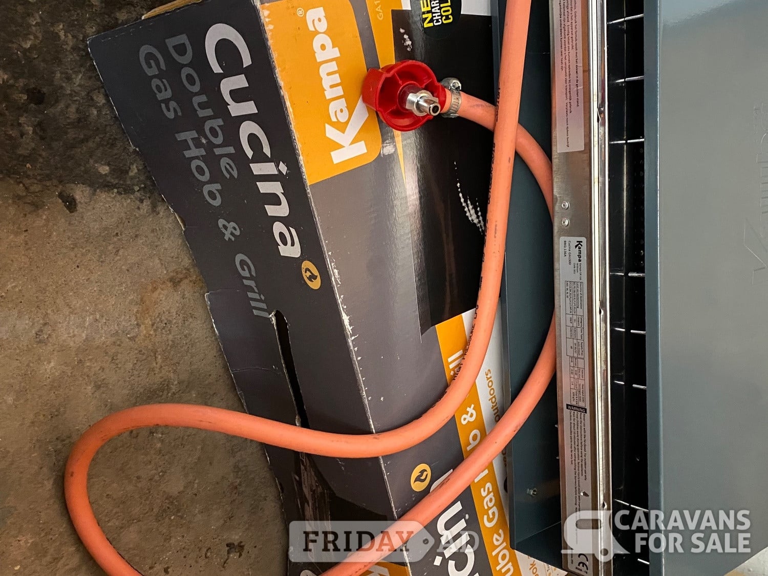 Cucina outdoor gas hob &amp; grill excellent condition very clean 