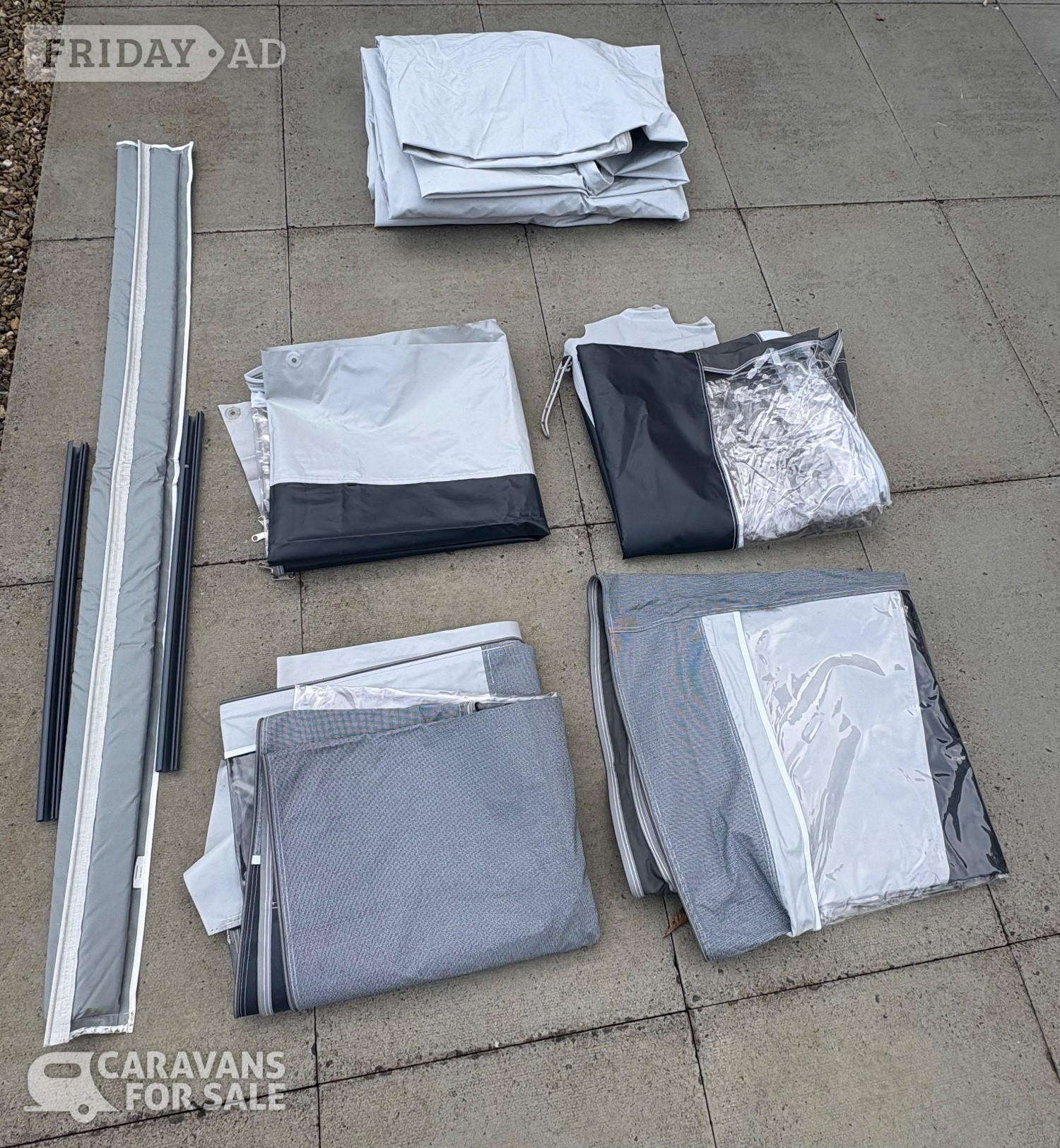 Walker Concept 240 Full Caravan Awning (Size 885/Size 10) in East Linton