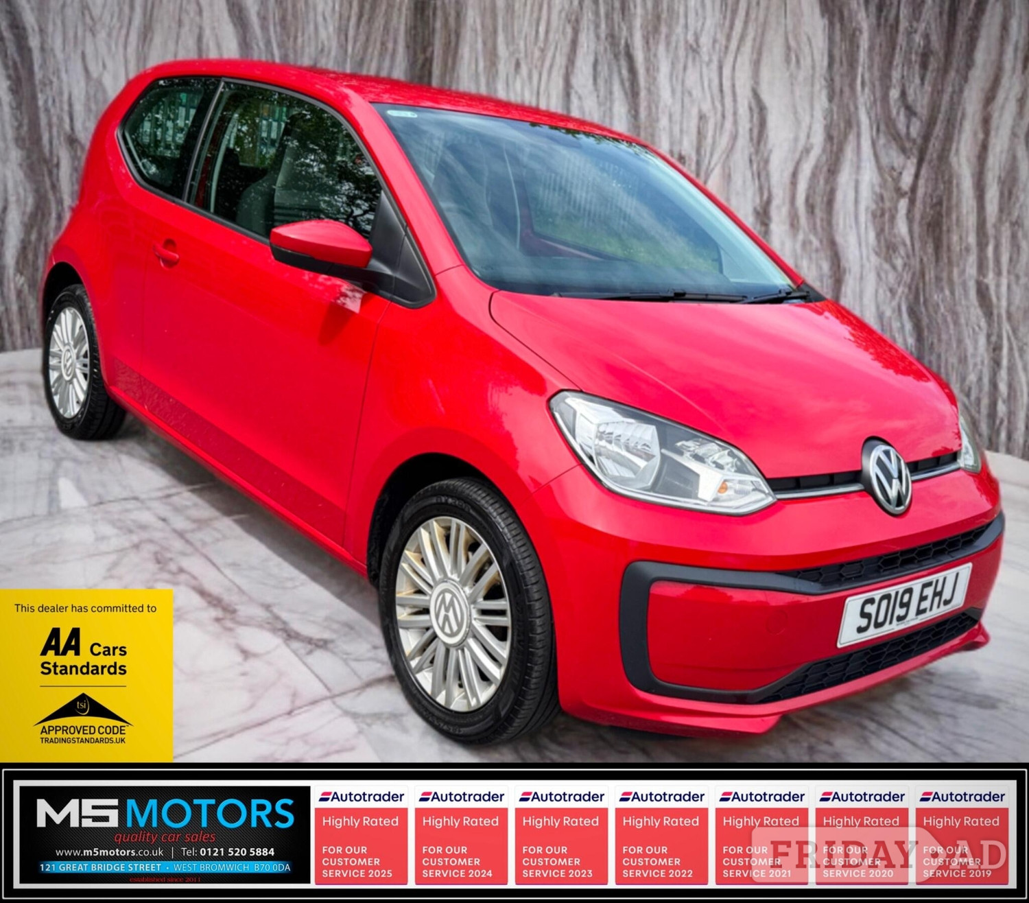 Volkswagen UP! 2019 in West Bromwich
