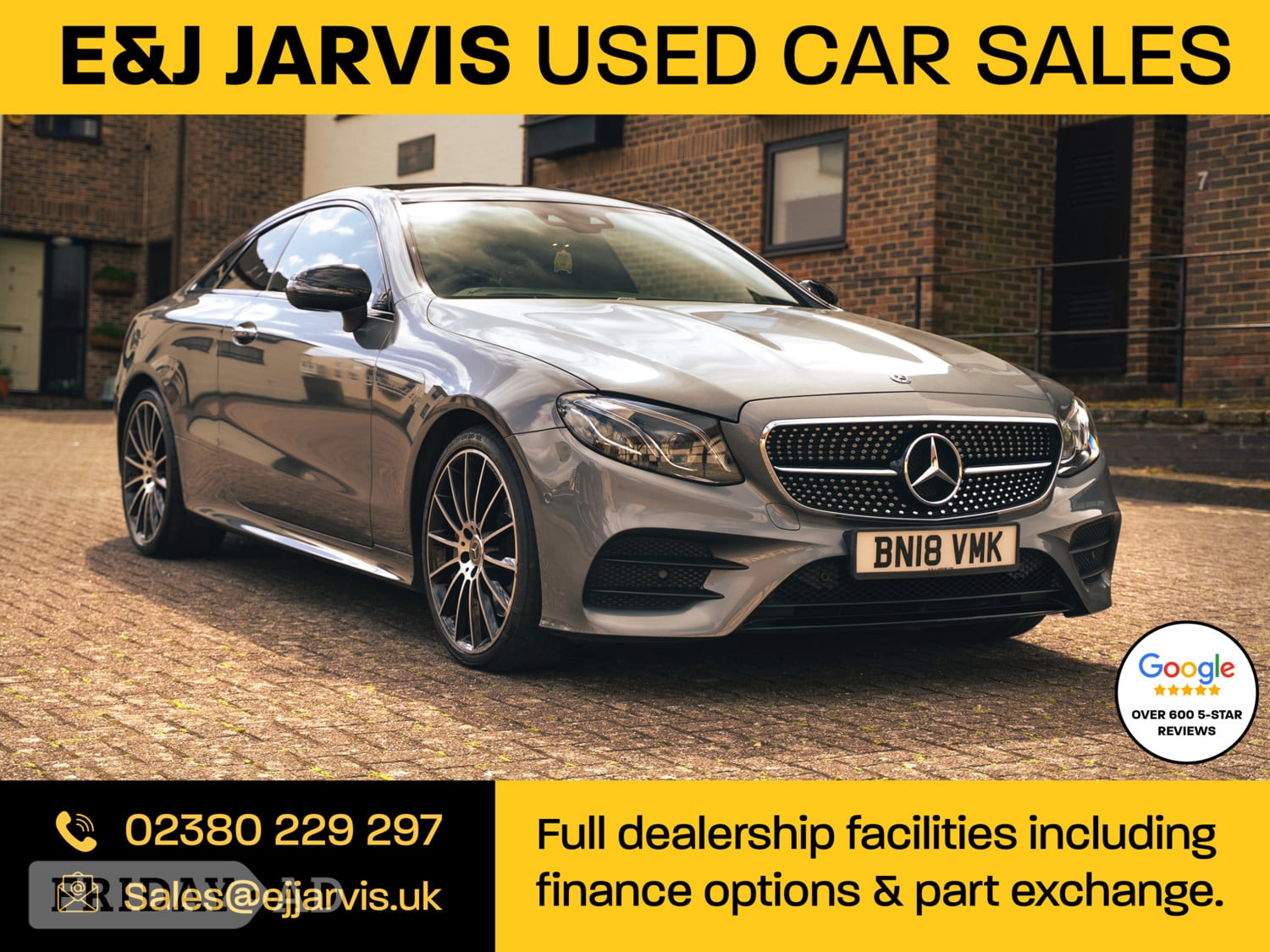 Mercedes-Benz E Class 2018 in Southampton
