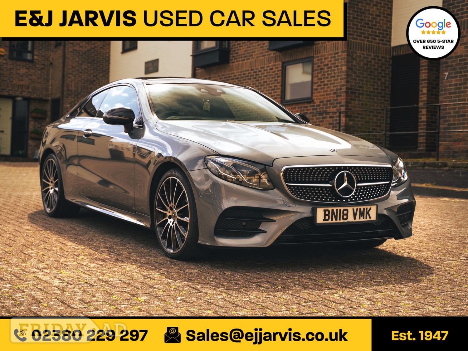 Mercedes-Benz E Class 2018 in Southampton
