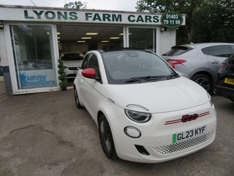 2023 Fiat 500e C 42kWh RED Convertible 2dr Electric Automatic (118 ps) WIRELESS APPLE CARPLAY / ANDROID